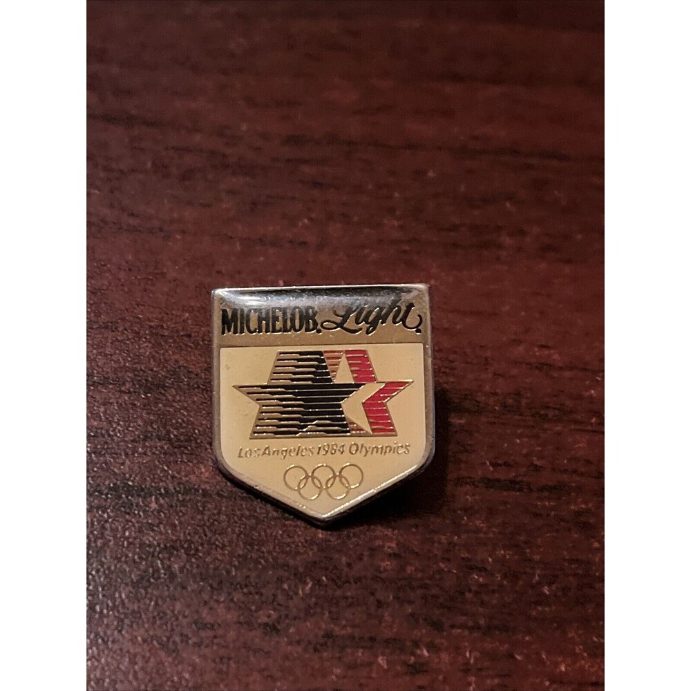 1984 Los Angeles Olympics Michelob Light Beer Team USA Lapel Hat Pin
